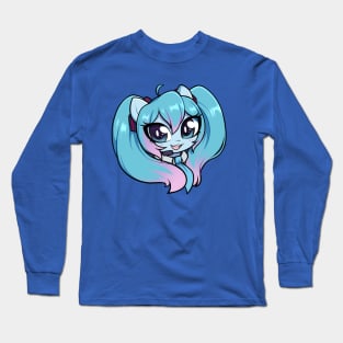 miku horse Long Sleeve T-Shirt